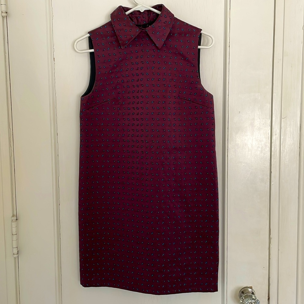 Alexander Wang shift dress in silk tie print
